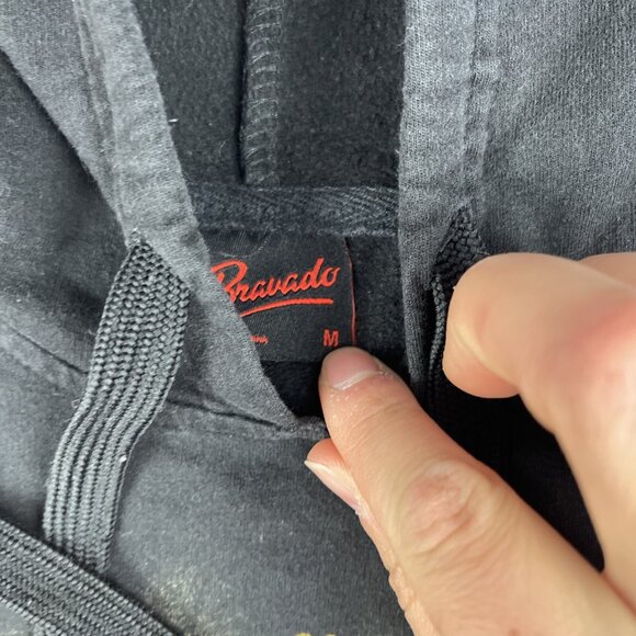 VTG Y2K Goth Slipknot Metal Band Women’s Hoodie Distressed Sweatshirt Size M - Picture 10 of 16